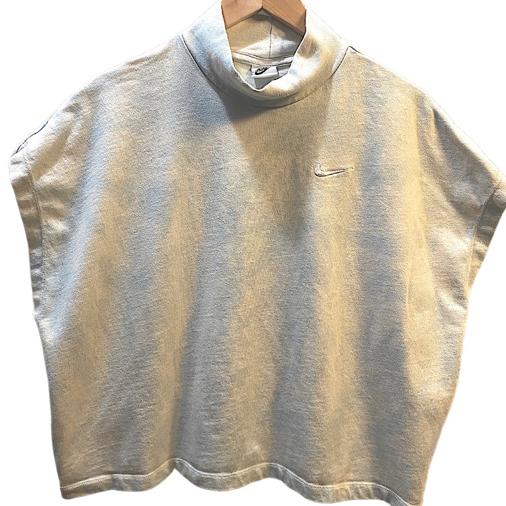 Nike tie dye boxy mock neck top blue L - Picture 2 of 10